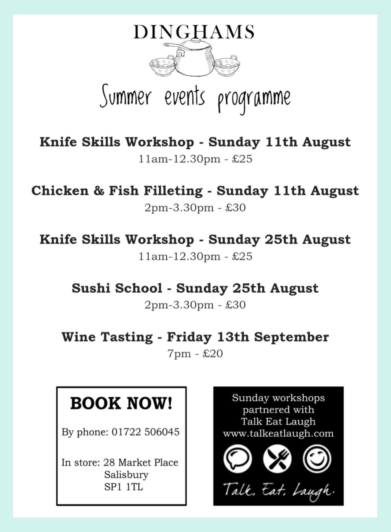 Knife Skills Workshop | Sushi School